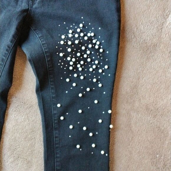 Denim 24/7 Embellished Black Jeans - Picture 2 of 11